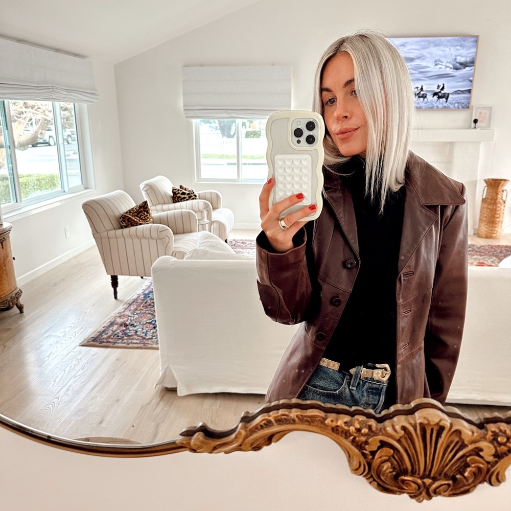 Wilson’s Genuine Real Leather Brown Jacket XS VTG